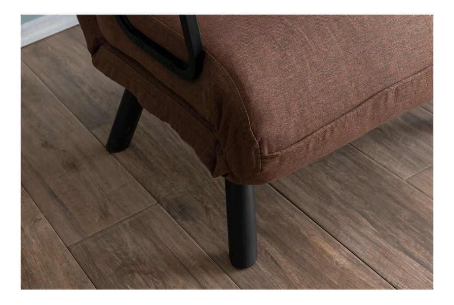 Rozkládací křeslo Sandy (světlohnědá)