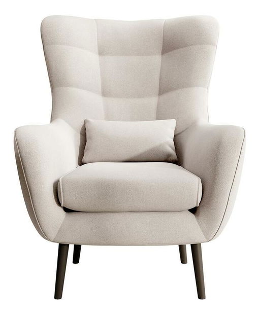 Křeslo Veneza 1 (krémová + černá)