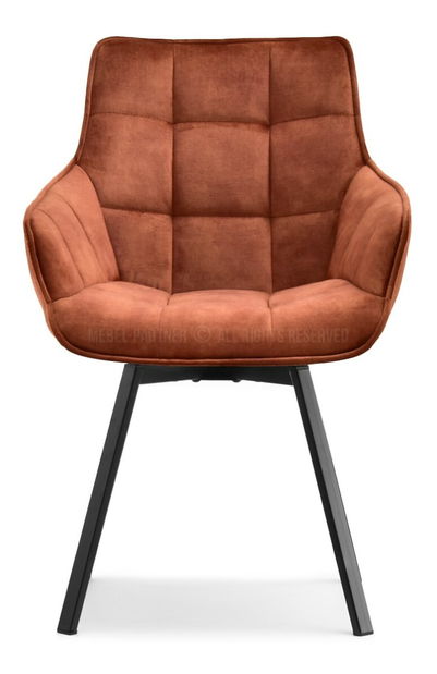 Židle Aranbura (měděná + chromová)