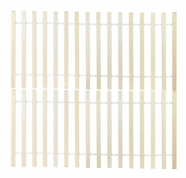 Manželská postel 160 cm OLIVE (s roštem) (bílá)