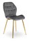 Jídelní židle Ligado (šedá + zlatá)