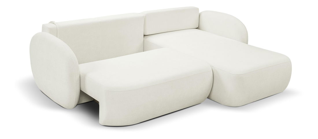 Rohová sedací souprava Onyx (bílá) (P)