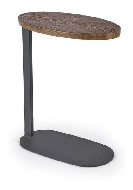 Konferenční stolek Dedra (ořech + černá)