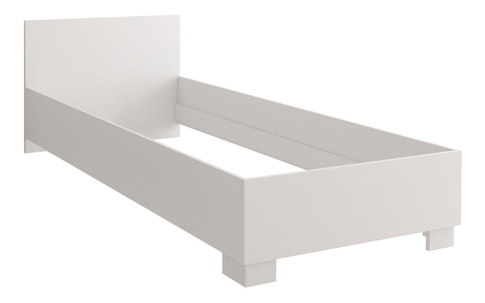 Jednolůžková postel 90 cm Oleg I (bílá)