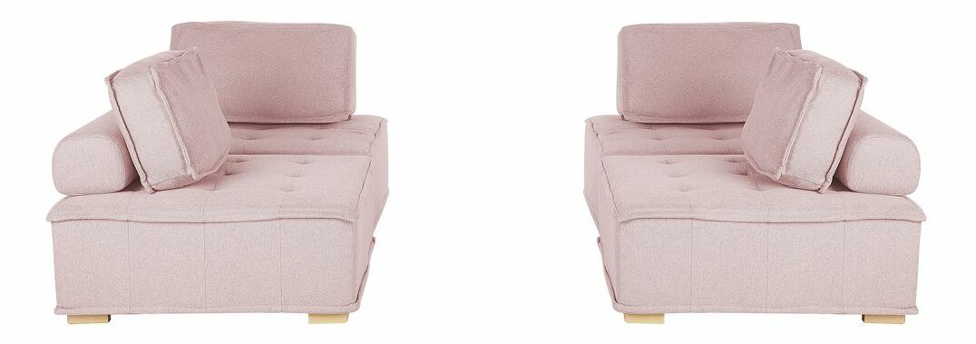 Pohovka čtyřsedačka Taj (růžová)