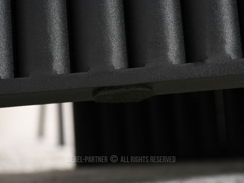 Jídelní stůl Acababa (mramor + černá)