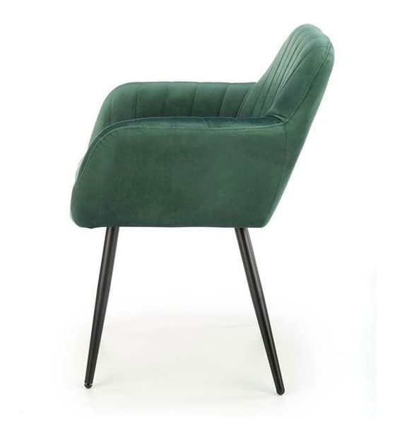 Jídelní židle Kiersten (tmavozelená)