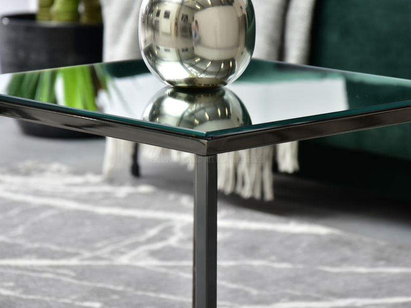 Konferenční stolek Bella S (chromová + černá)