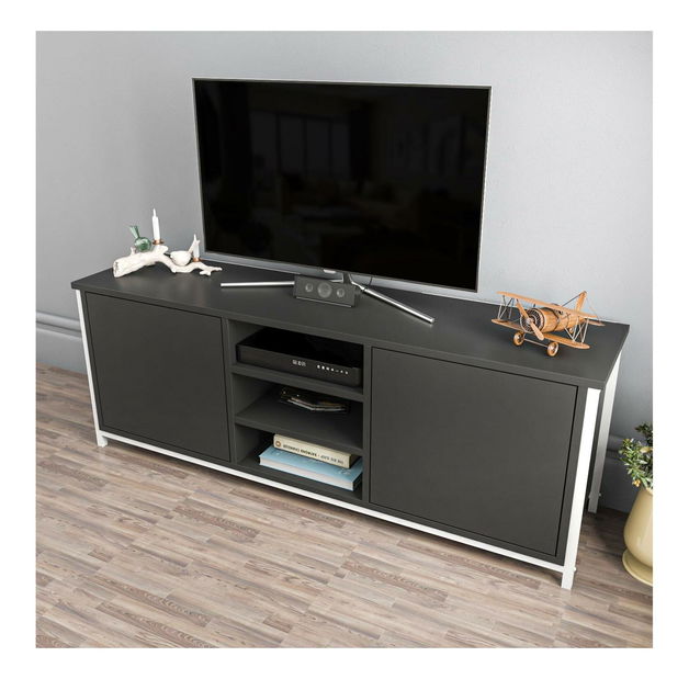 TV stolek Otosello (bílá + antracit)