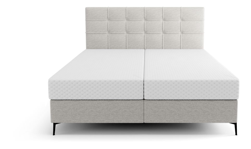 Jednolůžková postel 120 cm Infernus Bonell (světle šedá) (s roštem, s úl. prostorem)