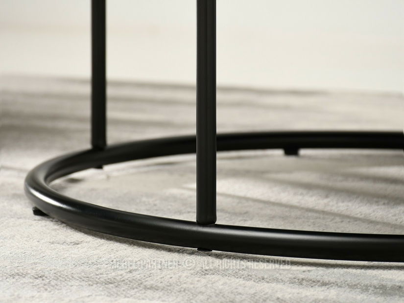 Konferenční stolek Relevista (béžová + černá)