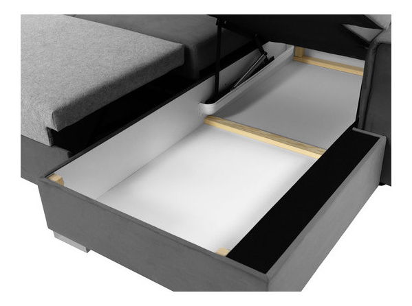 Rohová sedací souprava Ricky (černá)