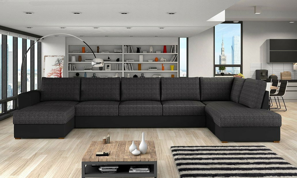 Sedací souprava Astoris Large (P) (ekokůže soft 011 + majorka 03)