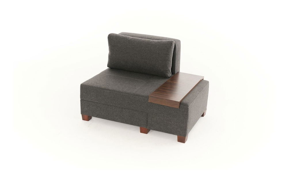 Rozkládací křeslo Perenilla L (P) (antracit + ořech)