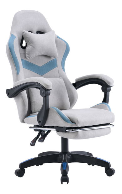 Kancelářské křeslo Zony (šedá + modrá)
