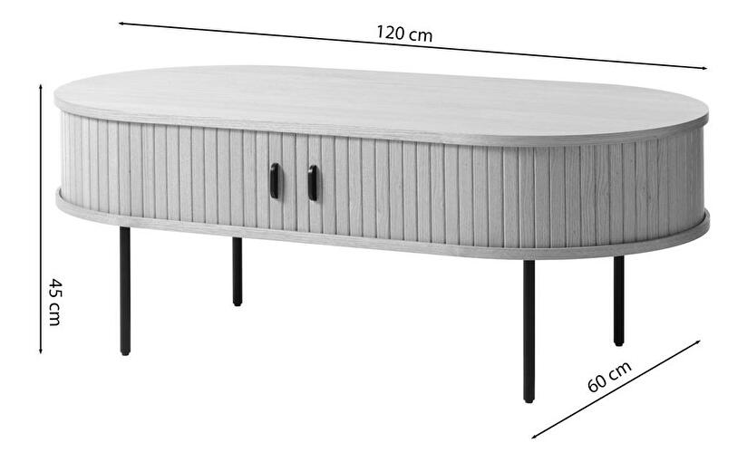 Konferenční stolek Gatto G4 (dub + černá)