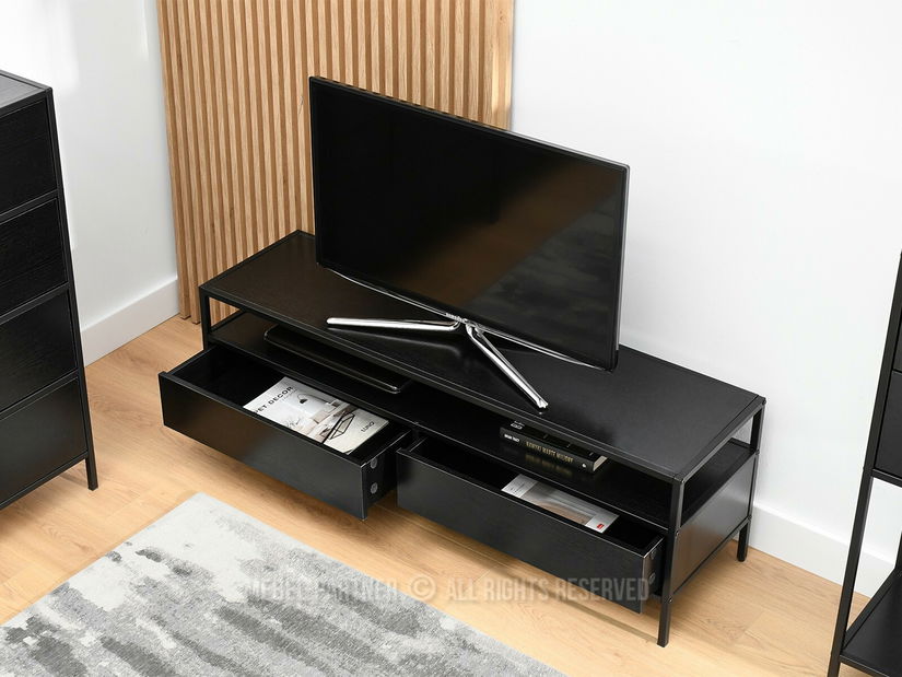 TV stolek/skříňka Subsidios (černá)