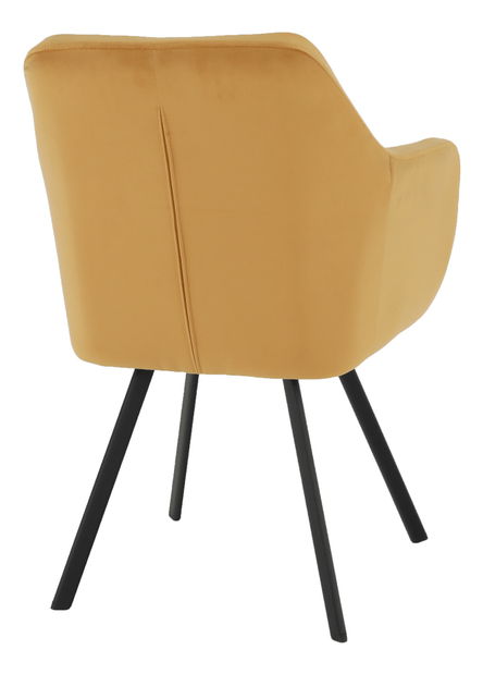 Křeslo Zela (hořčicová)