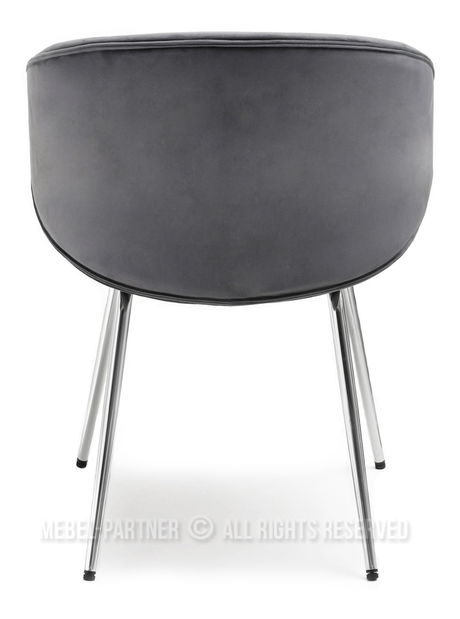 Židle Carmen (grafit + zlatá)