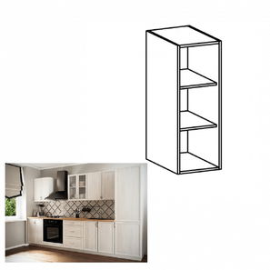 Horní kuchyňský regál W200 Sillina (bílá)