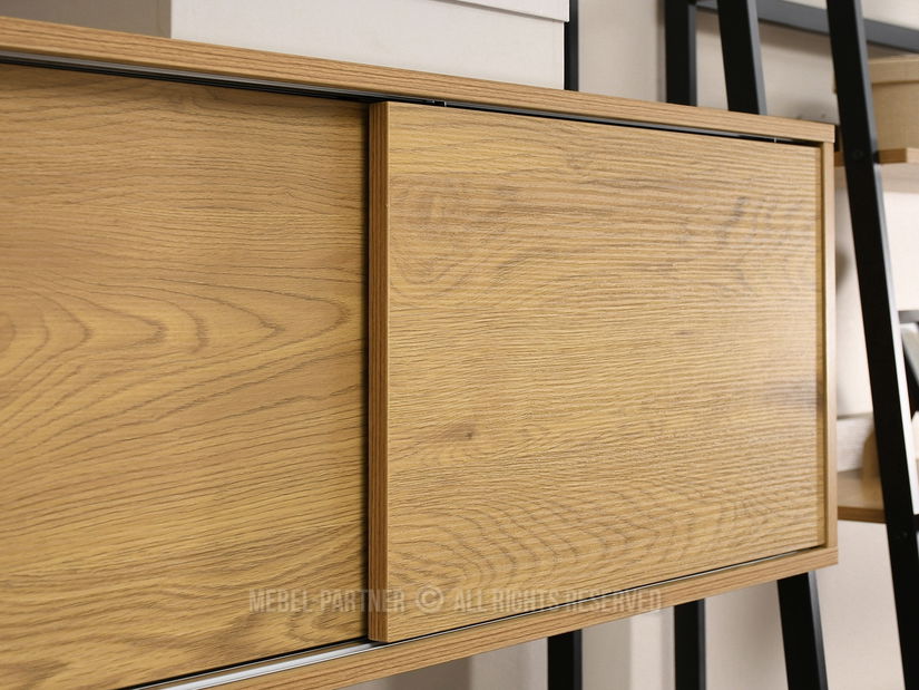 PC stolek Omega (dub + černá)