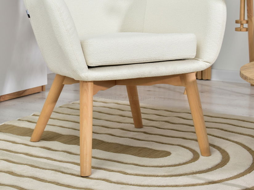 Křeslo Léto (bílá + černá)