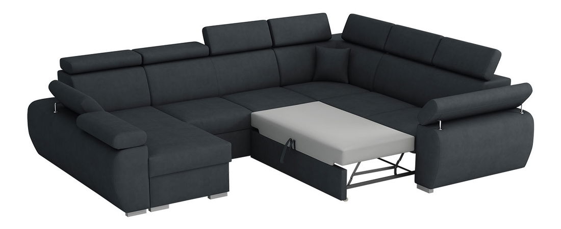 Rohová sedací souprava Gozo U (světlobéžová)