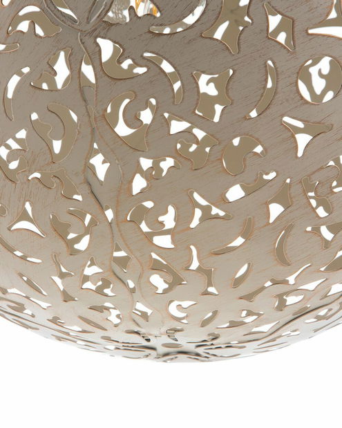 Závěsná lampa Murcia (krémová)