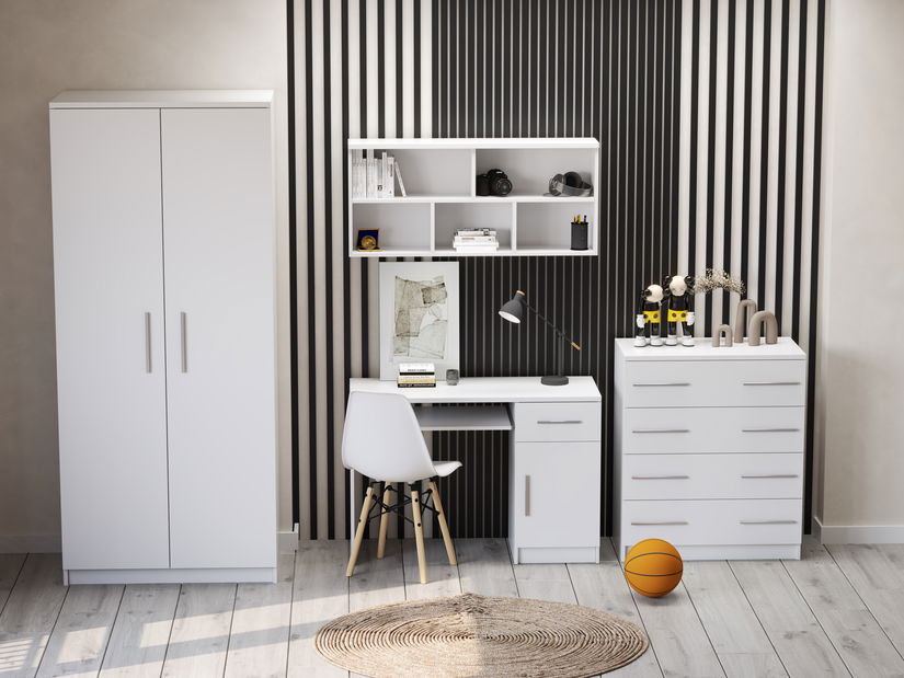 Šatní skříň Oleg I (bílá)