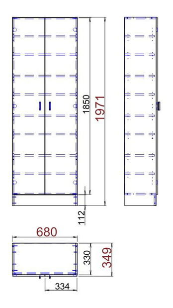 Botník (skříňka na boty) Magnolia bílá