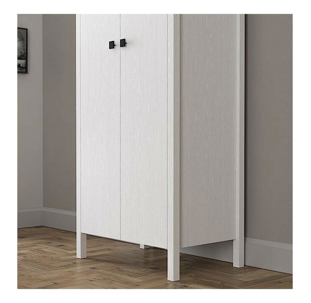 Šatní skříň Franc 51 (bílé dřevo)