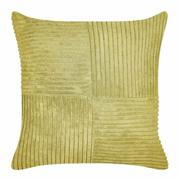 Sada 2 ozdobných polštářů 43 x 43 cm Milie (zelená)