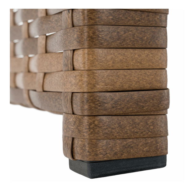 Zahradní set Senala (hnědošedá + světle hnědá) (pro 8 osob)