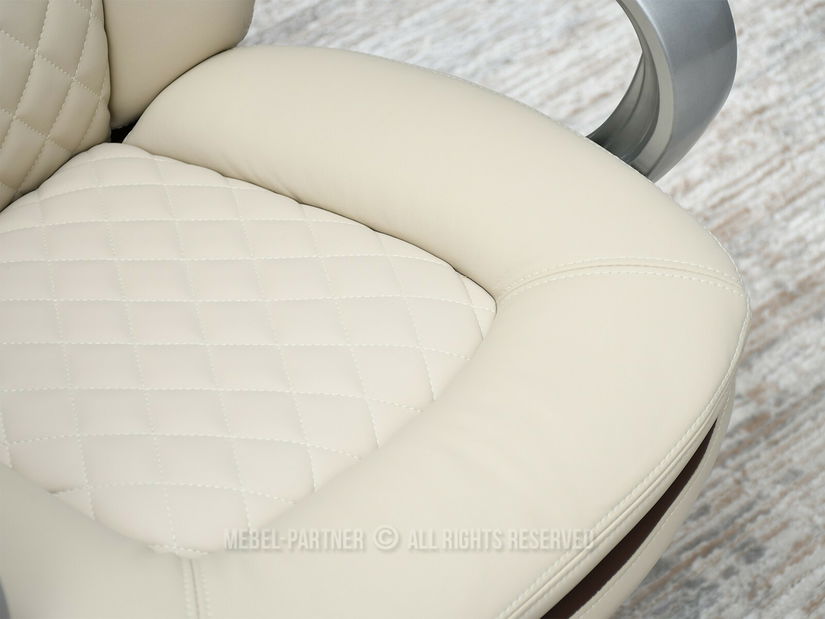 Kancelářské křeslo Abelendes (hnědá + šedá)