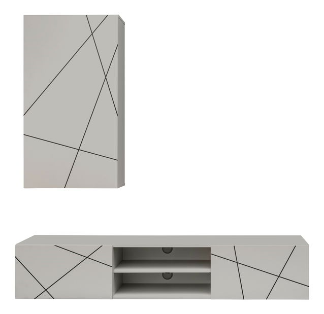 Obývací stěna Gaolino 1 (kašmír + černá) 