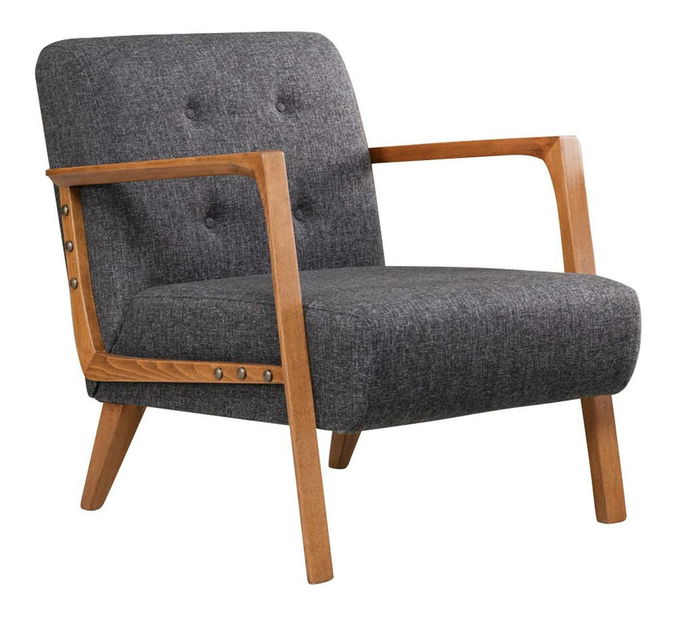 Křeslo Kramer K (tmavě šedá)