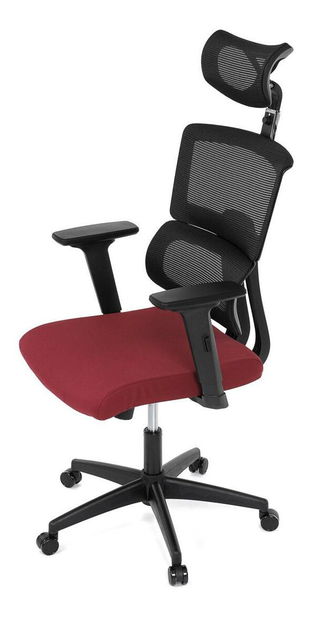 Kancelářské křeslo Kurosadas (bordó + černá)