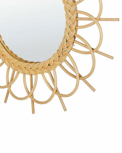 Nástěnné zrcadlo Thais (béžová)