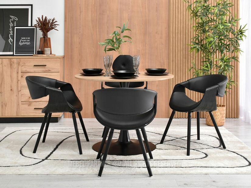 Židle Bjorn K (černá) *výprodej