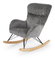 Houpací křeslo Caster (šedá)