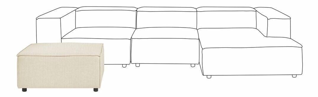 Taburetka Afrika (béžová)