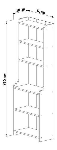 Regál Etnossa 1 (ořech)