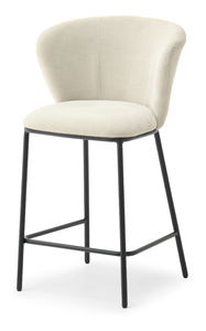 Barová židle Kurkum (béžová + černá)