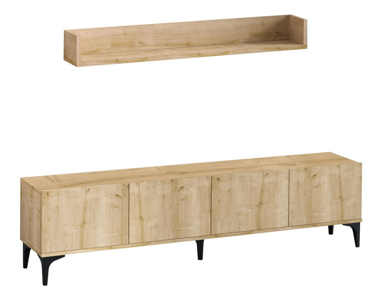 Obývací stěna Aliex 6 (Dub safírový)