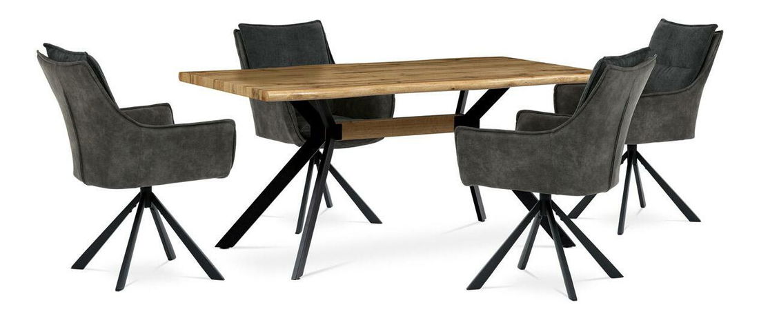 Jídelní stůl Hipico (dub divoký) (pro 6 osob)