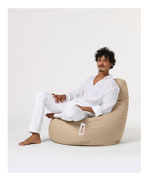 Sedací pytel Dolce (šedohnědá)