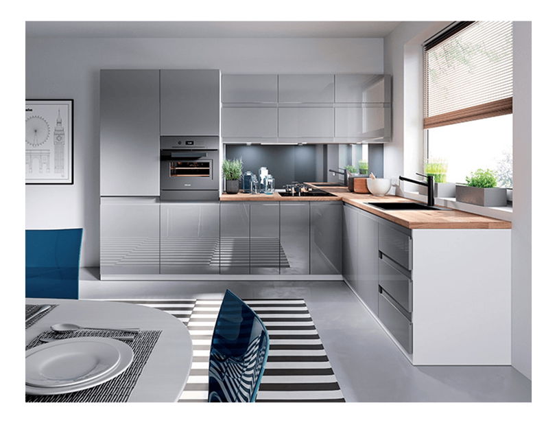 Dolní kuchyňský regál D20P Aurellia (bílý lesk)