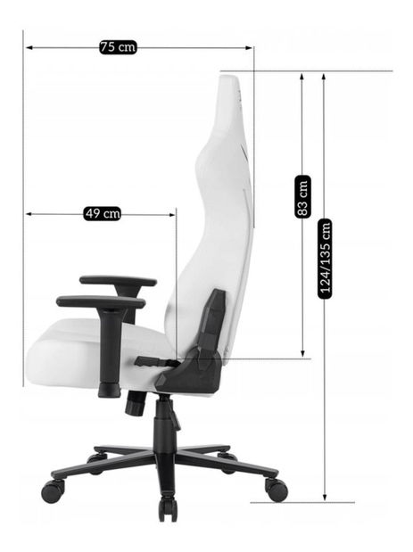 Herní křeslo Agrario (bílá)