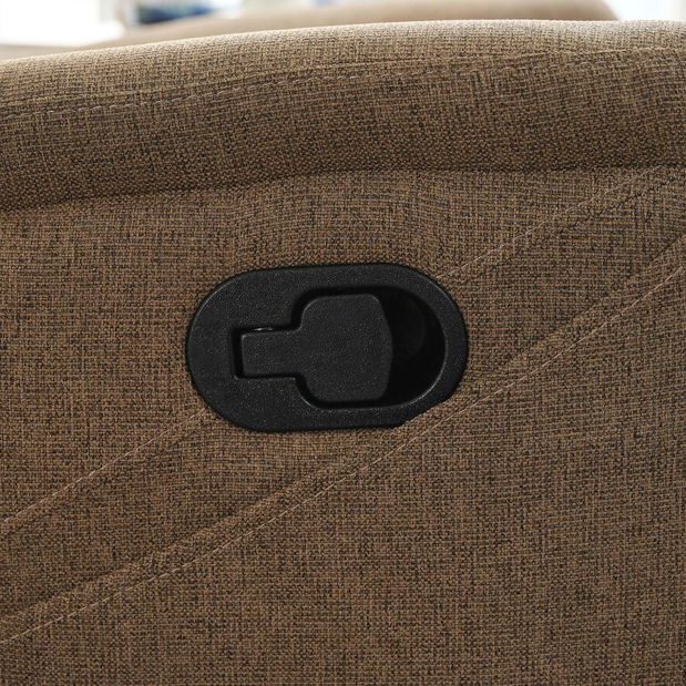 Polohovací křeslo Temor (hnědá)