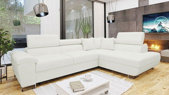 Rohová sedací souprava Alphard (krémová)